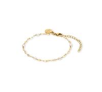 Purelei Delicate Pearl - Pulsera de perlas de agua dulce de acero inoxidable para mujer, pulsera de perlas finas con longitud ajustable, Eine Grösse, Acero inoxidable, Ágata