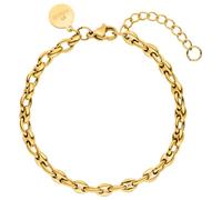 Purelei® Dreamscape Pulsera (Oro) - Pulsera de acero inoxidable duradera - Resistente al agua - Ajustable de 16 a 19 cm - Bisutería individual