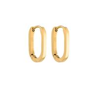 Purelei® Elegantes pendientes colgantes para mujer, de acero inoxidable chapado en oro de 18 quilates, para cualquier ocasión, Normal, Acero inoxidable, Abulón
