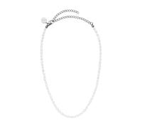 Purelei Enchant - Collar de perlas de agua dulce auténticas para mujer, cadena ajustable (30/40 cm), brillante y elegante, acero inoxidable chapado en oro de 18 quilates o plata, Länge: 30-40 cm