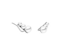 Purelei Finesse - Pendientes de mujer de acero inoxidable duradero - Pendientes resistentes al agua - Pendientes para mujer - con elegantes perlas - Bisutería para tu look individual, 6mm, 4mm, 2mm