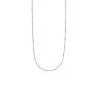 Purelei Liilii - Collar largo para mujer, cadena de eslabones de acero inoxidable chapado en oro o plata, cadena ajustable de 55 a 60 cm, cadena minimalista y base de encanto, Eine Grösse, Acero