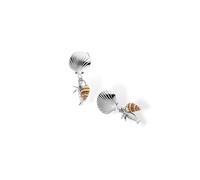 Purelei Ocean Crush - Pendientes de acero inoxidable con colgante marítimo, estrella de mar, concha real y pez, para verano, vacaciones y ocasiones especiales, Normal, Acero inoxidable, Abalone