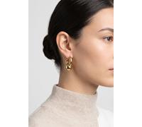 Purelei® Orbit - Pendientes de aro convertibles con colgante de bola desmontable, acero inoxidable chapado en oro de 18 quilates, 20 mm, joyas para mujer, color oro, plata, oro rosa, Normal, Acero