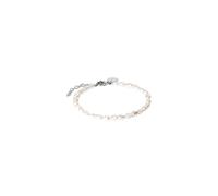 Purelei Pearlfection - Pulsera de perlas de agua dulce auténticas - Acero inoxidable chapado en oro de 14 K / 18 K - 16 - 19 cm - Elegante joya de perlas - Ajustable, Eine Grösse, Acero inoxidable