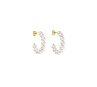 PURELEI Pendientes 'Aina' oro / blanco perla Einheitsgröße oro / blanco perla