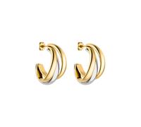 PURELEI Pendientes 'Cascade' oro / plata Einheitsgröße oro / plata