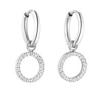 PURELEI® Pendientes Closed Glow - Pendientes de mujer de acero inoxidable duradero - Pendientes impermeables para mujer - 1,4 cm de diámetro - Joyería de moda para tu look individual, 14 mm