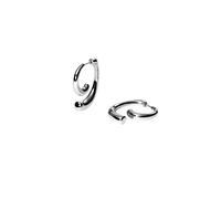 Purelei Pendientes en espiral de dos piezas, acero inoxidable chapado en oro de 14 K/18 K, 9,5 g (par), resistentes al agua, Normal, Acero inoxidable, Abulón