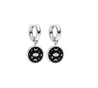 PURELEI Pendientes 'Galaxy' negro / plata / transparente / blanco One Size negro / plata / transparente / blanco