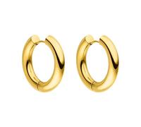 PURELEI Pendientes Glamorous - Pendientes de mujer de acero inoxidable resistente - Pendientes plateados impermeables para mujer - Diámetro 2,8 cm - Joyas para un look personalizado, 2,8 cm, Acero