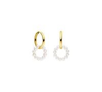 PURELEI Pendientes 'Honu' oro / blanco perla Einheitsgröße EUR