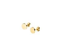 PURELEI® Pendientes para hombre - Pendientes redondos de acero inoxidable en oro (18 quilates) o plata - Diseño minimalista - 7,5 mm de diámetro - Joyas atemporales para hombres, Normal, Acero