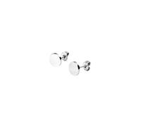 PURELEI® Pendientes para hombre - Pendientes redondos de acero inoxidable en oro (18 quilates) o plata - Diseño minimalista - 7,5 mm de diámetro - Joyas atemporales para hombres, Normal, Acero