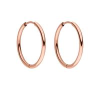 Purelei Pendientes Sleeky - Pendientes de mujer de acero inoxidable duradero - impermeables para mujer - Diámetro 1,58 cm - Joyas para un look personalizado, 1.58 cm, Acero inoxidable, Sin gemas.
