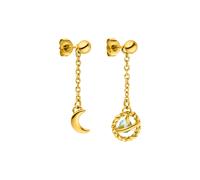 PURELEI Pendientes 'Universe' oro / menta One Size oro / menta