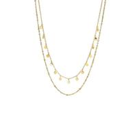 Purelei® Plain - Collar para mujer de acero inoxidable resistente al agua con colgante - 40-50 cm de longitud ajustable - Collar para tu look personalizado, 50 cm, Acero inoxidable, No aplicable