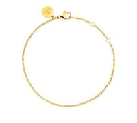 Purelei® Pulsera Brave (oro, plata, oro rosa), filigrana resistente al agua, pulsera simple de acero inoxidable, regalo para mujeres, 16-19 cm de longitud ajustable, 16 centimeters, Acero inoxidable