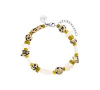 PURELEI Pulsera 'Coast' beige / oliva / plata / blanco One Size beige / oliva / plata / blanco