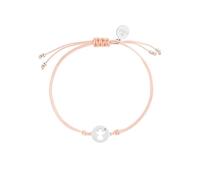 Purelei® Pulsera de ángel rosa, amuleto de la suerte para mujer y niña, colgante de acero inoxidable, longitud ajustable