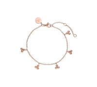 Purelei® Pulsera de filigrana con 7 colgantes - acero inoxidable chapado en oro - inspirado en la naturaleza y el elemento tierra - ajustable de 16 a 20 cm - oro/plata/oro rosa, Eine Grösse, Acero