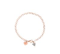PURELEI Pulsera 'Endless Love' oro rosa / transparente One Size oro rosa / transparente