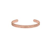 Purelei Pulsera vintage Love - resistente al agua y ajustable | Pulsera estructurada con patrón Aloha de acero inoxidable y chapado en oro de 14 K/18 K | Pieza de declaración con encanto vintage, S/M
