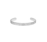 Purelei Pulsera vintage Love - resistente al agua y ajustable | Pulsera estructurada con patrón Aloha de acero inoxidable y chapado en oro de 14 K/18 K | Pieza de declaración con encanto vintage, S/M