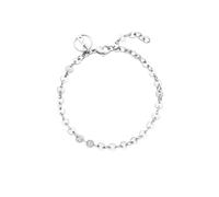 Purelei® Pure Pulsera (Plata) - Pulsera de acero inoxidable duradero - Pulsera resistente al agua - Longitud ajustable de 16 a 19 cm - Bisutería para un look individual