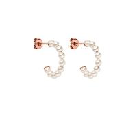 Purelei® Pure Soul Pendientes, Pendientes de perlas impermeables para mujer, Elegantes aros con perlas de acero inoxidable, Regalos para mujeres, 10 Millimeter, Acero inoxidable