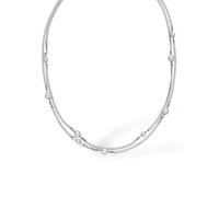 Purelei Sea Gleam Cadena - Elegante cadena con perlas de concha en dos tamaños - Acero inoxidable (Oro 14K bañado/Plata/Oro rosa 18K) - Cadena de perlas elegante para mujer de 40-45 cm, Eine Grösse