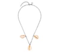 Purelei Sea Shell Chain Chain - Cadena impermeable y ajustable | Cadena de acero inoxidable con colgante de concha | chapado en oro de 14 K/18 K | declaración veraniega con vibraciones Aloha, Eine