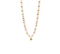 Purelei® Seafoam - Collar de perlas de acero inoxidable con colgante de concha de acero inoxidable en oro, plata u oro rosa, 40 - 45 cm - Cuarcita-jade & acero inoxidable - Diseño veraniego, Länge: 40