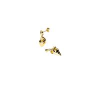 Purelei® Seafoam - Pendientes con colgante de concha marítima de acero inoxidable en oro, plata u oro rosa - Se pueden combinar con cadena de mar o Oceanside, 23,5 mm de longitud, 7,45 g, Normal