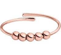 Purelei Shade Anxiety Anillo Fidget New Generation de acero inoxidable duradero para mujer, resistente al agua, tamaños ajustables de 60 a 66, Acero inoxidable, Sin piedras preciosas