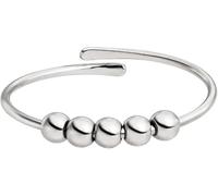 Purelei Shade Anxiety Anillo Fidget New Generation de acero inoxidable duradero para mujer, resistente al agua, tamaños ajustables de 60 a 66, Acero inoxidable, Sin piedras preciosas