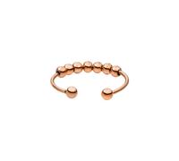 Purelei Shade Anxiety Anillo Fidget para mujer, de acero inoxidable duradero, resistente al agua, tamaños ajustables de 50 a 66, 50-60, Piedra preciosa