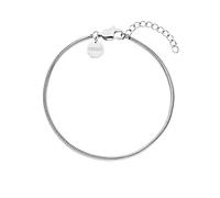 Purelei® Sleekness Pulsera (Plata) - Duradera y resistente al agua - Longitud ajustable de 18 a 22 cm