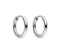 PURELEI® Spirit Pendientes (Plata) - Pendientes mujer de acero inoxidable duradero - Pendientes resistentes al agua - 1,3 cm de diámetro - Bisutería mujer para un look individual