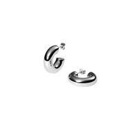 Purelei Stellar Glow - Pendientes de aro pequeños de acero inoxidable chapado en oro rosa de 14 quilates o plata - más ligeros - 10 mm de diámetro exterior - 8,8 g (par) - Resistente al agua, Normal