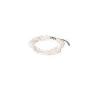 Purelei® Summer Breeze - Pulsera para mujer, perlas de concha y acero inoxidable, chapado en oro o plata de 14 K/18 K, ajustable de 16 a 20 cm, joya de verano, Eine Grösse, Acero inoxidable, Ágata