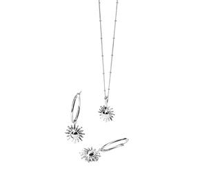 Purelei Sun - Collar con colgante de sol para mujer, acero inoxidable, resistente al agua, ajustable de 50 a 55 cm, símbolo de alegría de vivir y confianza en sí misma, oro, plata, oro rosa, Eine