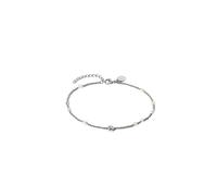 Purelei® Sundial Shell - Tobillera para mujer, acero inoxidable chapado en oro/plata/rosa, con colgante de concha, perlas de agua dulce y perlas de cristal, ajustable de 21 a 25 cm, resistente al agua