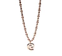 Purelei Swirl - Collar para mujer - Acero inoxidable chapado en oro de 14 K / oro rosa/plata - Colgante en espiral extraíble - 40 - 45 cm ajustable - símbolo de viaje de la vida, Eine Grösse, Acero