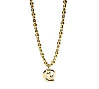 Purelei Swirl Kette - Collar Statement para mujer - Acero inoxidable chapado en oro de 14 K / oro rosa/plata - Colgante en espiral extraíble - 40-45 cm ajustable - símbolo de viaje de la vida, Eine