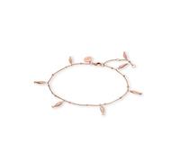 Purelei Vitamin Sea Tobillera para mujer, tobillera ajustable de acero inoxidable con colgantes de pez pequeño, joyería de verano para la playa, vacaciones y sandalias, 21-25 cm, idea de regalo, Eine
