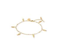 Purelei Vitamin Sea Tobillera para mujer, tobillera ajustable de acero inoxidable con pequeños colgantes de peces, joyería de verano para playa, vacaciones y sandalias, 21-25 cm, idea de regalo, Eine