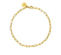 Purelei® Waina - Pulsera para mujer (oro, plata, oro rosa), resistente al agua, elegante y sencilla, pulsera de acero inoxidable, regalo para mujeres, 16-19 cm de longitud ajustable, 16 cm, Acero