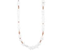 Purelei® Wela - Collar de perlas auténticas y conchas, resistente al agua, ajustable (40/45 cm), Länge: 40-45 cm, Acero inoxidable, Abulón