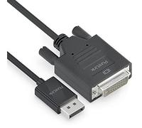 PureLink Cable DisplayPort a DVI, resolución WUXGA, 1920 x 1200, conectores dorados, 1,50 m, color negro